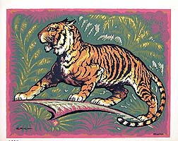 1950s "Florida" Art Deco  Silkscreen Prints