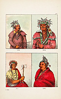 George Catlin Indian Color Lithographs