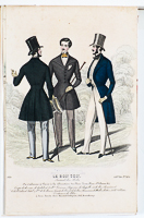 1830s French Fashion Handcolor Engrav.