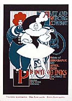 1900s Art Nouveau Printer's Ink Ads