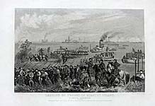 Landing of Troops Roanoke Isl. Burnside Exp. 1862